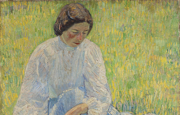 Р.Р. Фальк. Лиза на солнце. 1907